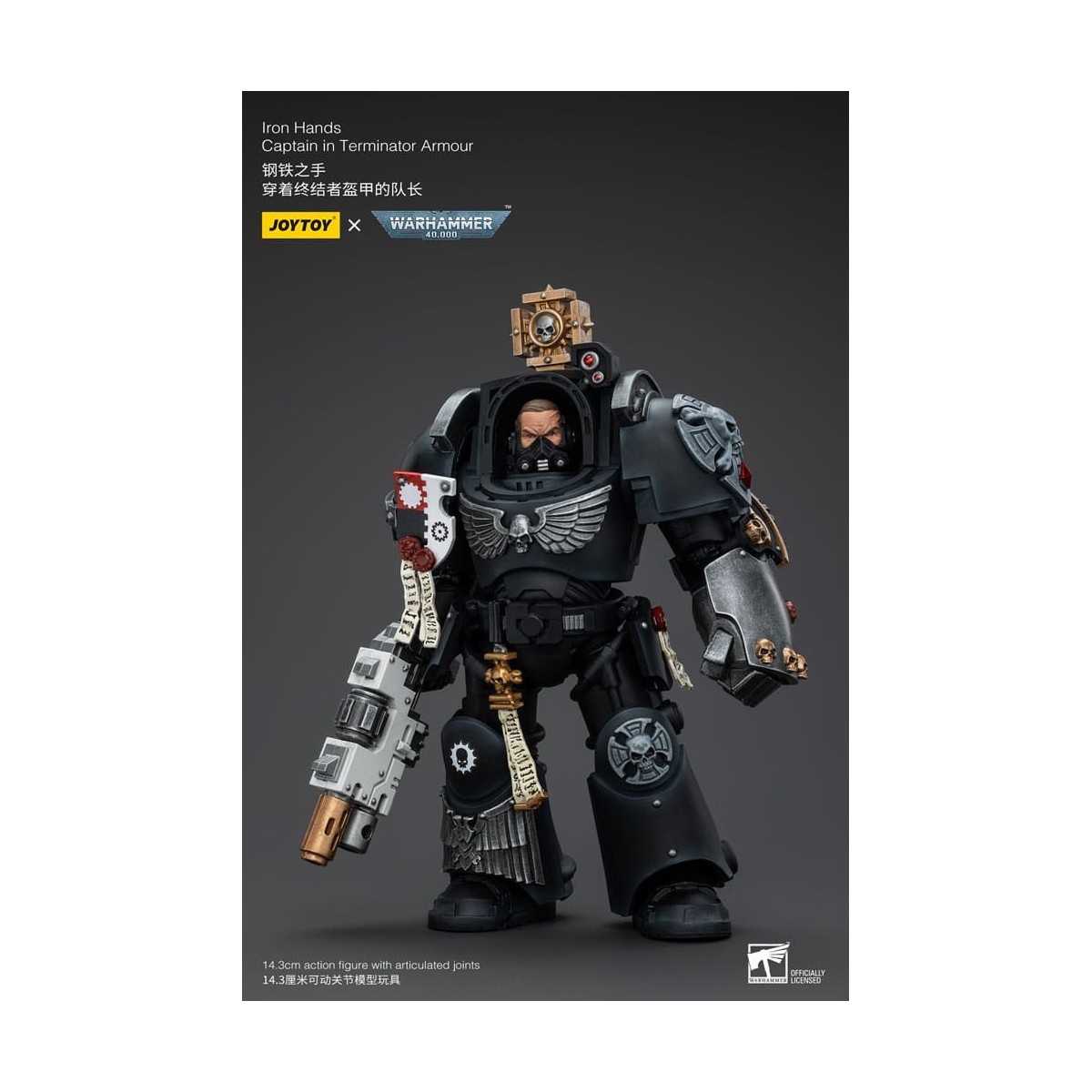 JoyToy Space Marine - Mani di ferro - Capitano in armatura Terminator - Warhammer 40K