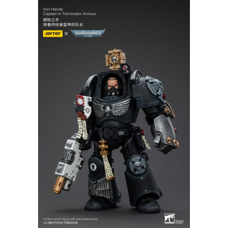 JoyToy Space Marine - Mani di ferro - Capitano in armatura Terminator - Warhammer 40K