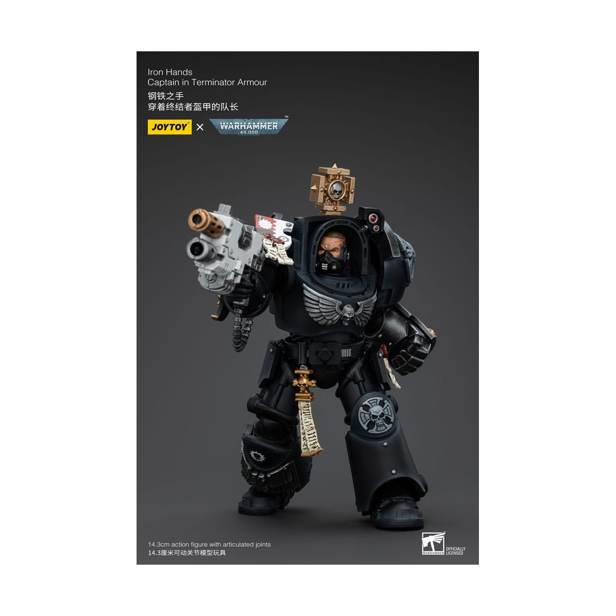 JoyToy Space Marine - Mani di ferro - Capitano in armatura Terminator - Warhammer 40K