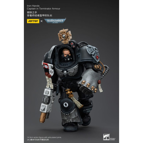JoyToy Space Marine - Mani di ferro - Capitano in armatura Terminator - Warhammer 40K