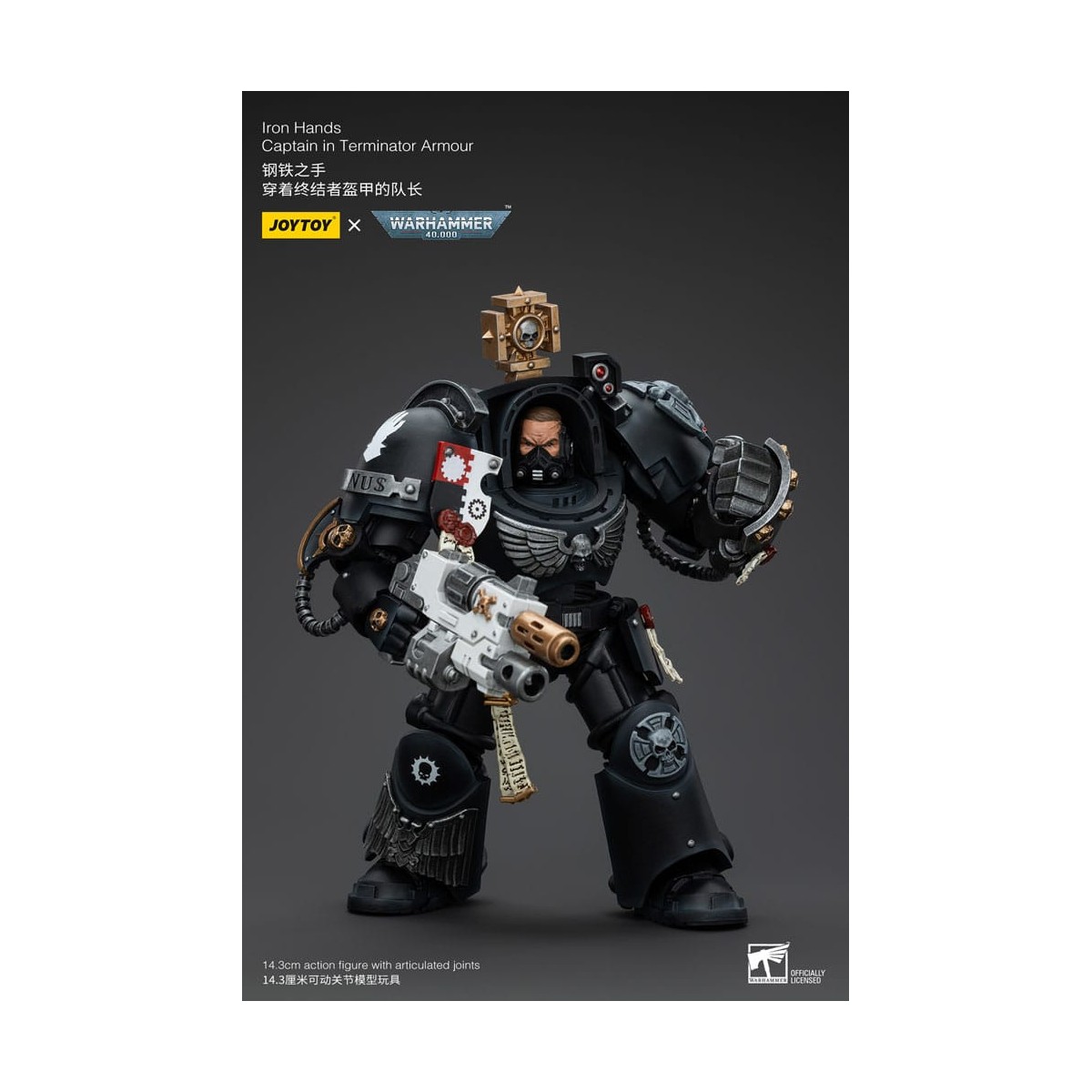 JoyToy Space Marine - Mani di ferro - Capitano in armatura Terminator - Warhammer 40K