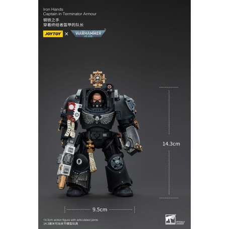 JoyToy Space Marine - Mani di ferro - Capitano in armatura Terminator - Warhammer 40K