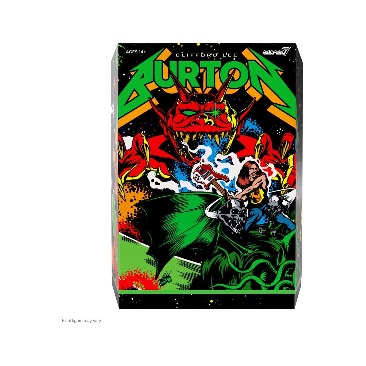 Super 7 - Metallica Wave 2 - Ultimates Cliff Burton "Poster del supereroe