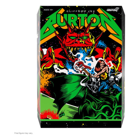Super 7 - Metallica Wave 2 - Ultimates Cliff Burton "Poster del supereroe