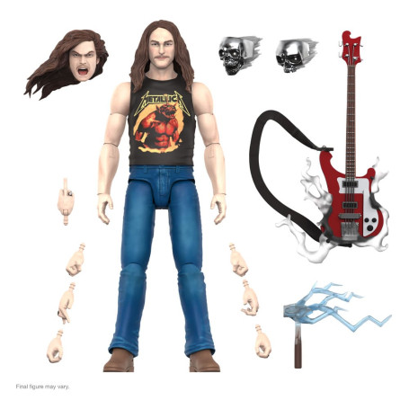 Super 7 - Metallica Wave 2 - Ultimates Cliff Burton "Poster del supereroe