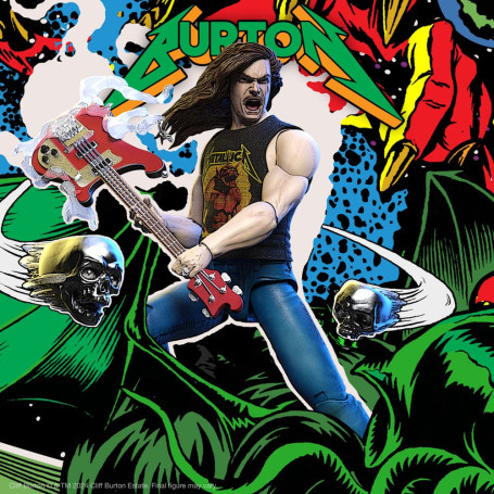 Super 7 - Metallica Wave 2 - Ultimates Cliff Burton "Poster del supereroe