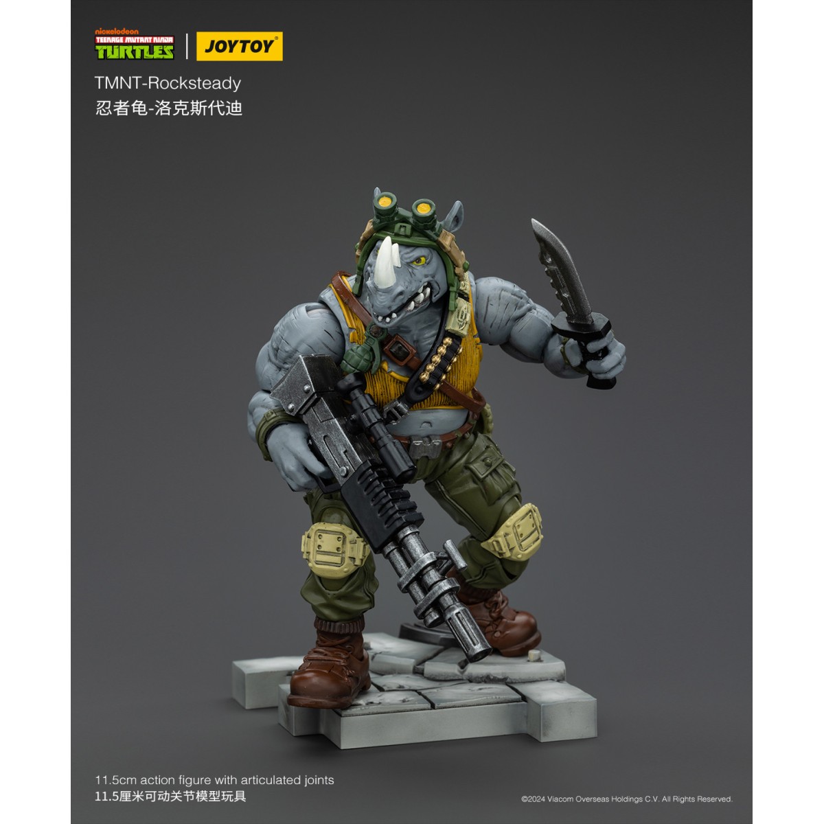 JoyToy TMNT - Rocksteady - Teenage Mutant Ninja Turtles 1/18