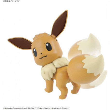 Bandai - Pokepla 42 - EVOLI Model Kit Pokemon Serie Select - Eevee - Libiu