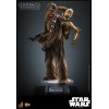 Hot toys Star Wars: Chewbacca con C-3PO smontato MMS 1/6 - L'Impero colpisce ancora