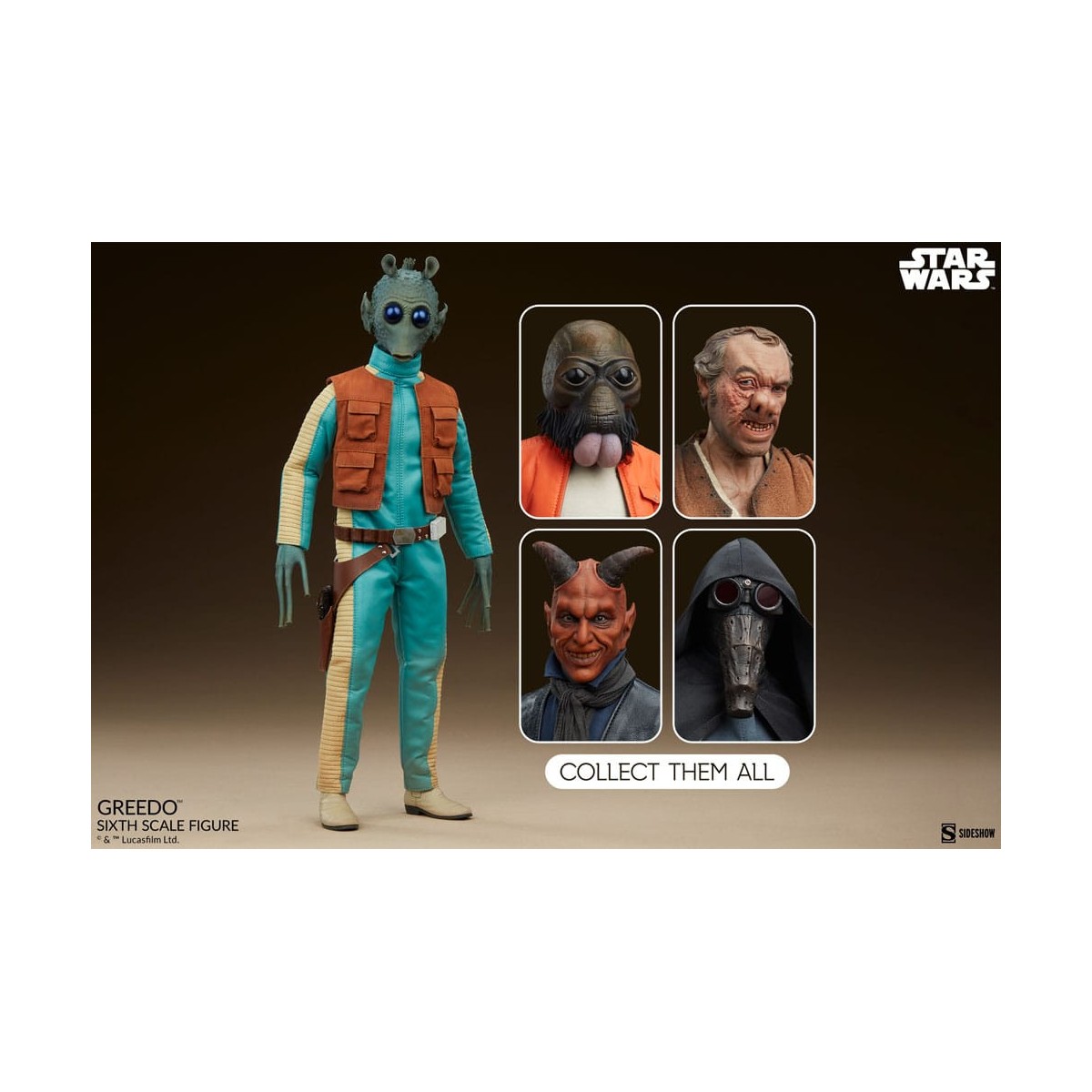 Sideshow Star Wars - GREEDO - Feccia e Cattiveria 1/6