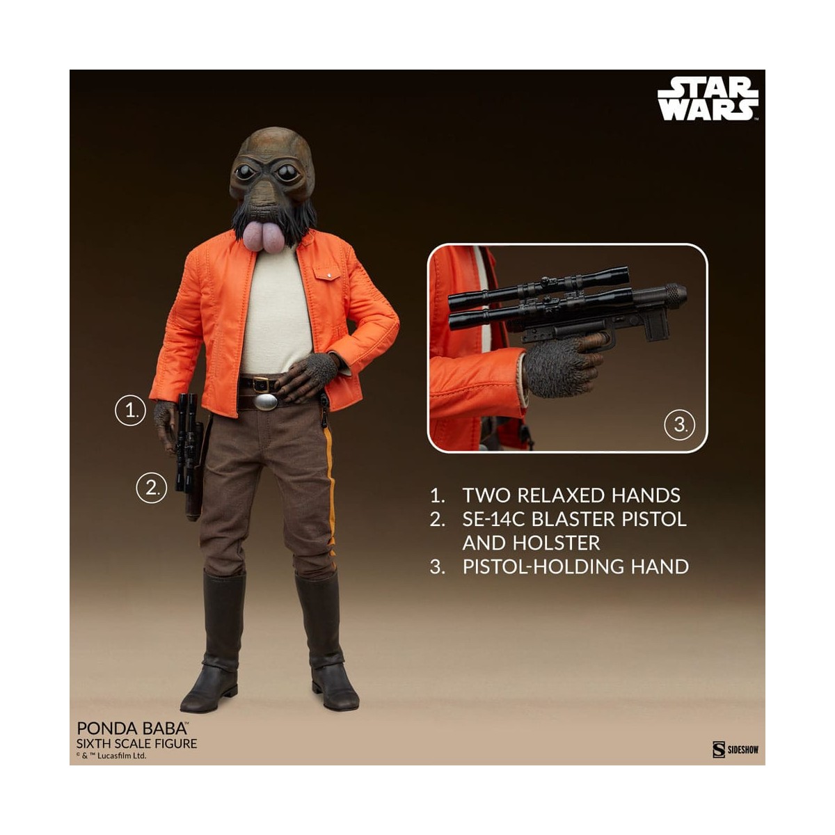 Sideshow Star Wars - PONDA BABA - Feccia e Cattiveria 1/6