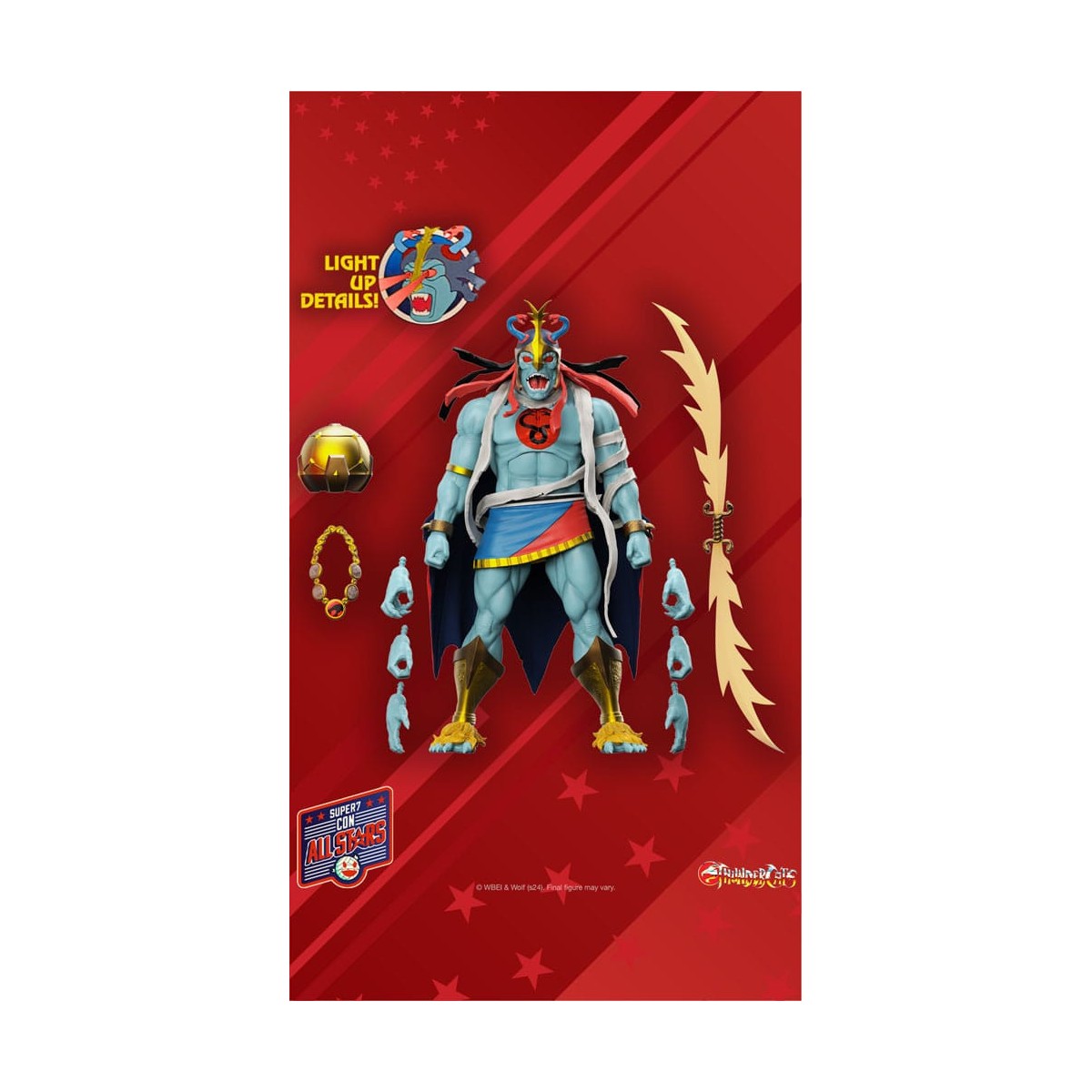 Super 7 - Thundercats - Ultimates Mumm-Ra (occhi a LED)