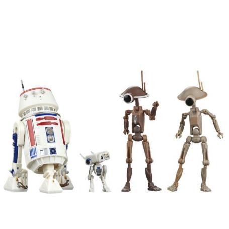 Star Wars Black Series - R5-D4, BD-72 e Pit Droids 4 Pack - Il Mandaloriano