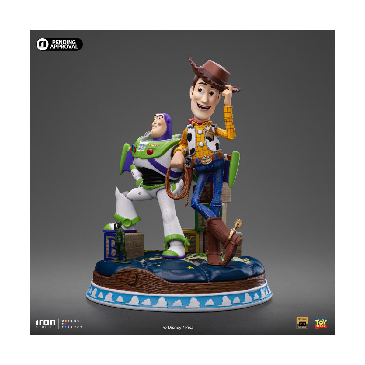 Iron Studios - Disney Pixar - Deluxe Art Scale Buzz & Woody 1/10 - Toy Story