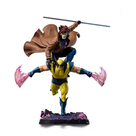 Iron Studios Marvel Comics - X-Men '97 Gambit & Wolverine 1/10 Deluxe Art Scale