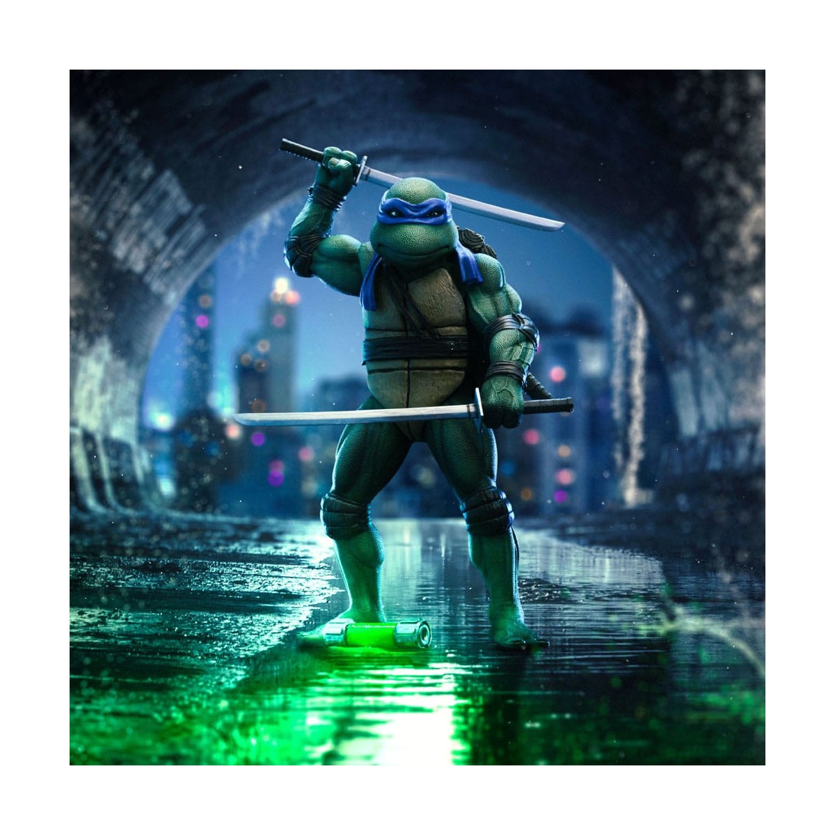 Iron Studios - TMNT Movie - LEONARDO BDS Arte in scala 1/10 - Teenage Mutant Ninja Turtles