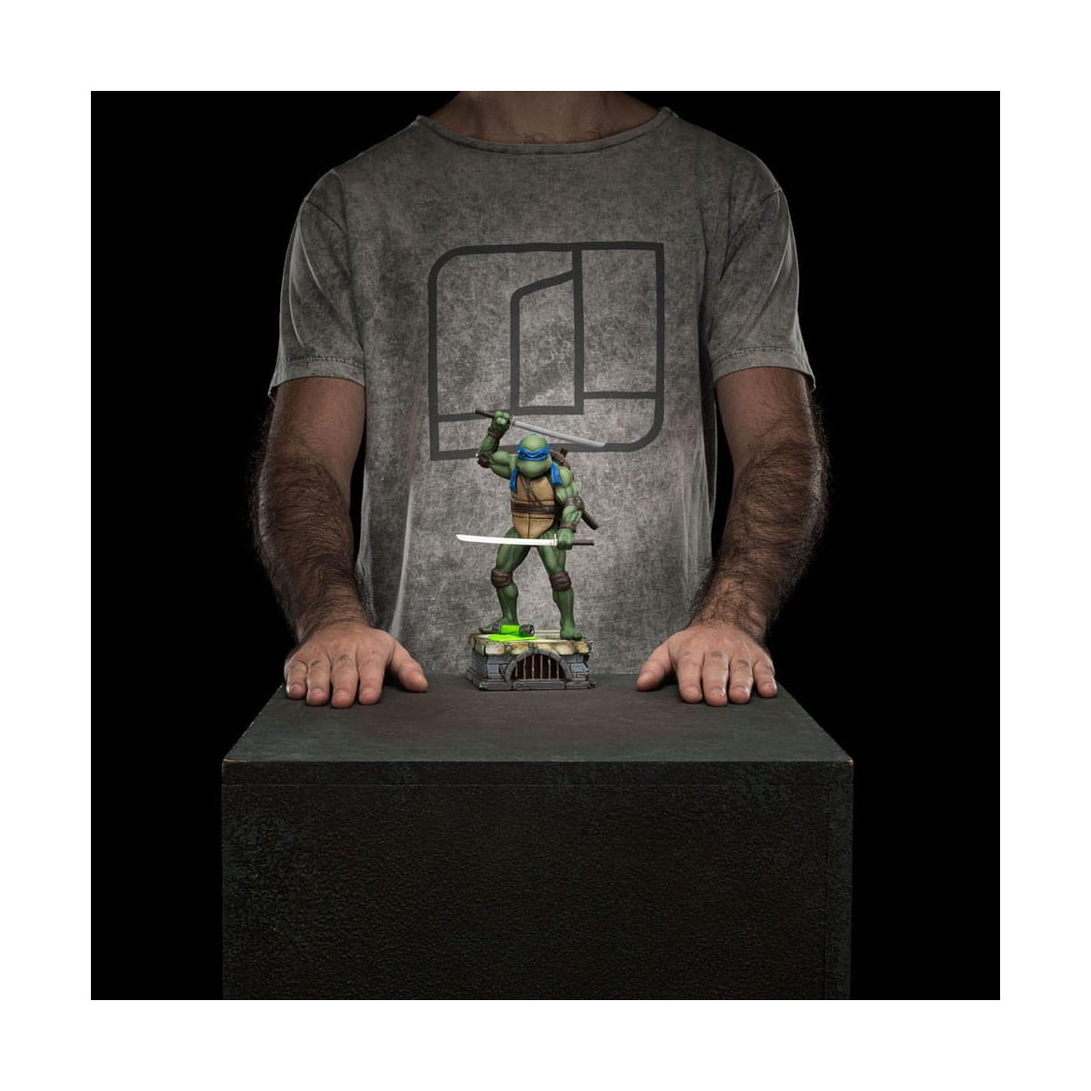 Iron Studios - TMNT Movie - LEONARDO BDS Arte in scala 1/10 - Teenage Mutant Ninja Turtles