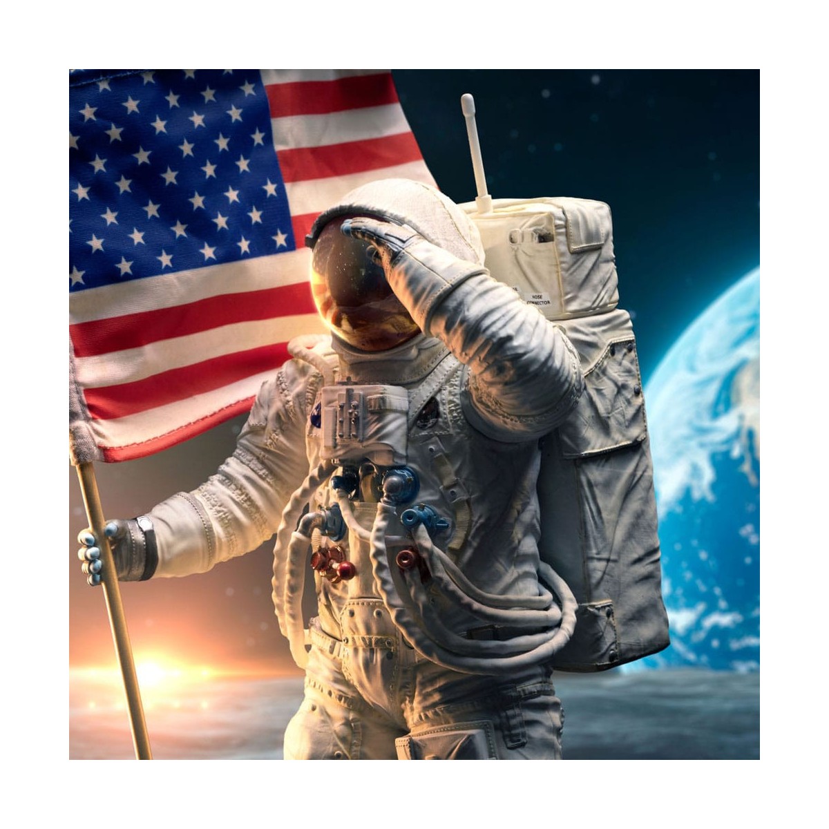 Iron Studios - Astronauta NASA Apollo 11 1/10 BDS Art Scale