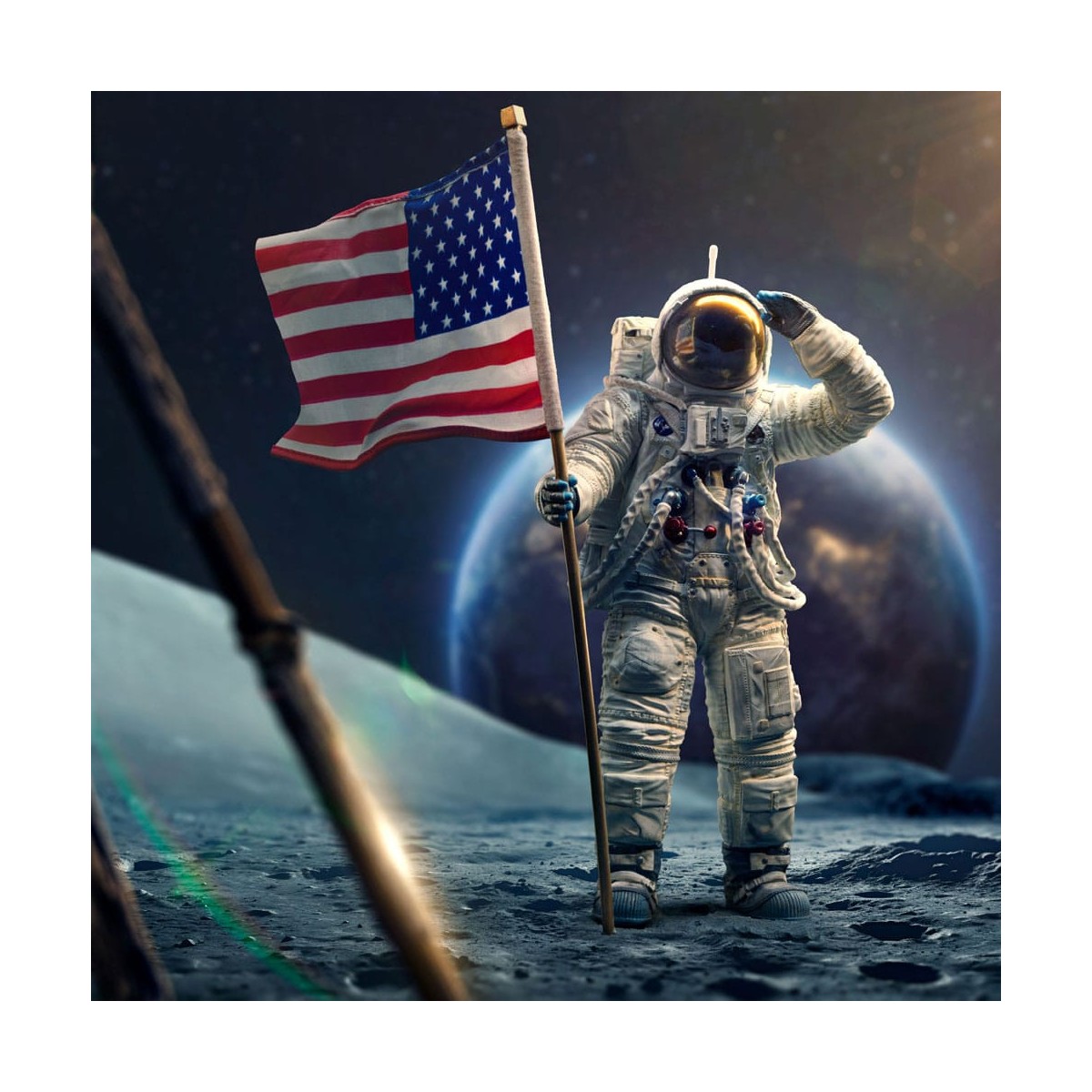 Iron Studios - Astronauta NASA Apollo 11 1/10 BDS Art Scale