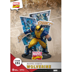 Diorama PVC di Beast Kingdom Marvel Comics - Wolverine D-Stage