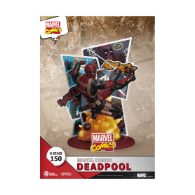 Diorama PVC di Beast Kingdom Marvel Comics - Deadpool D-Stage