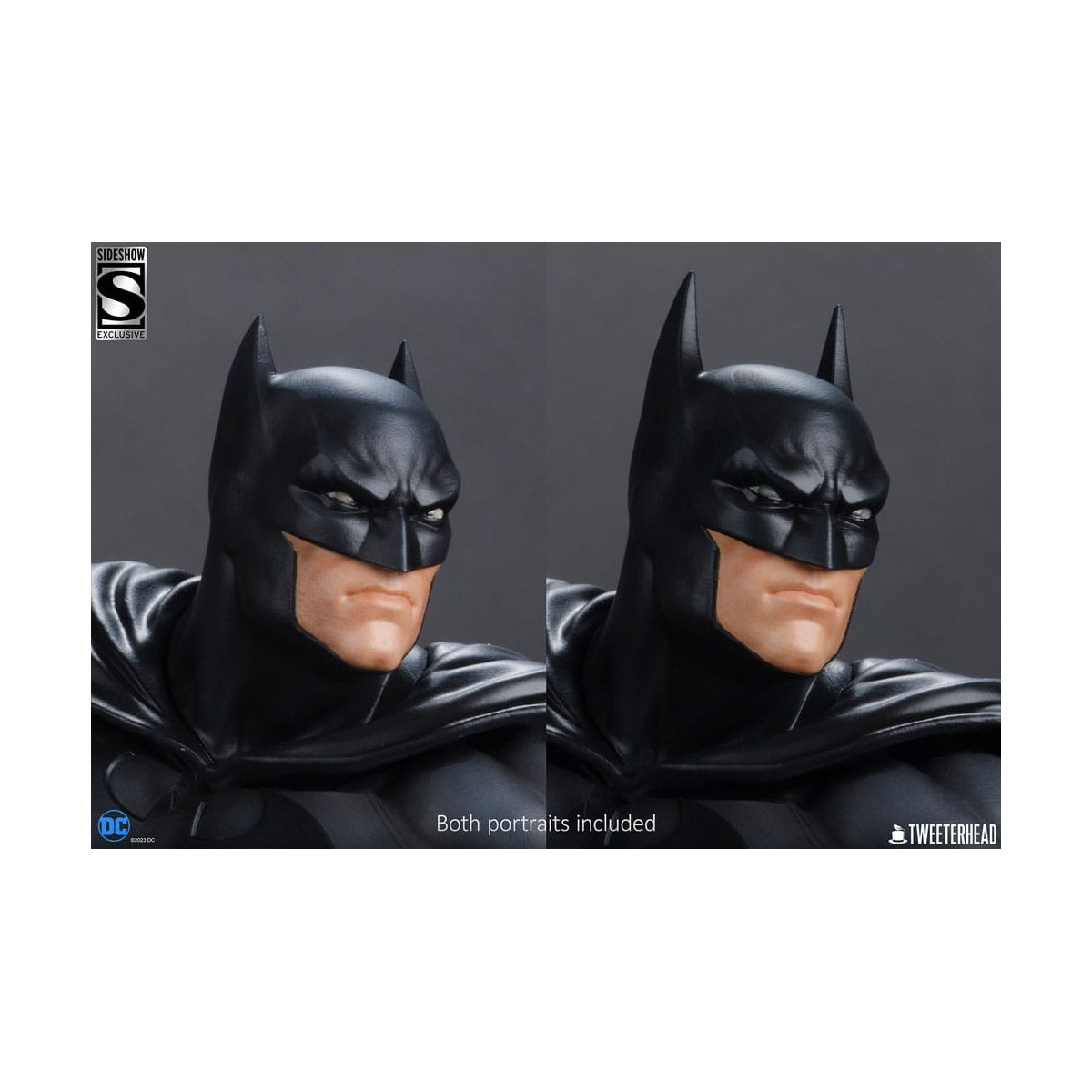 Tweeterhead Sideshow - statuetta DC Comics: Batman (edizione nera e grigia) 1/4