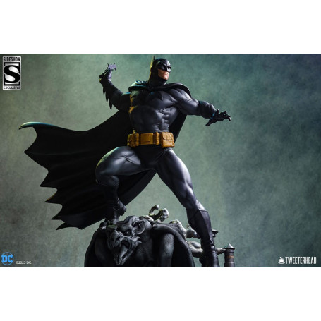 Tweeterhead Sideshow - statuetta DC Comics: Batman (edizione nera e grigia) 1/4