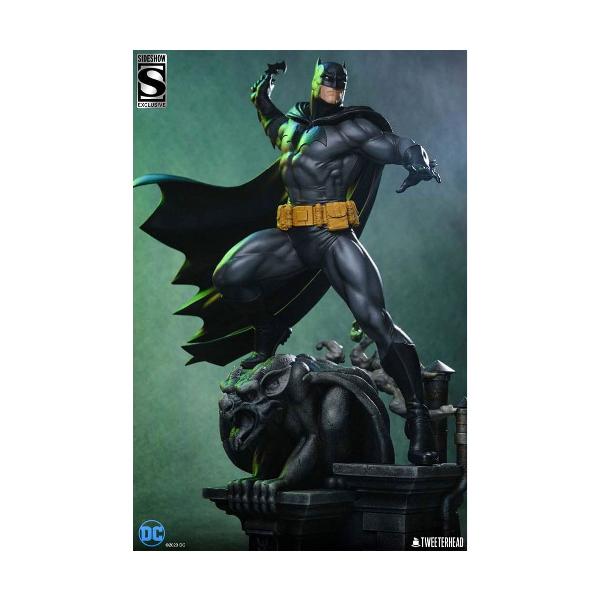 Tweeterhead Sideshow - statuetta DC Comics: Batman (edizione nera e grigia) 1/4