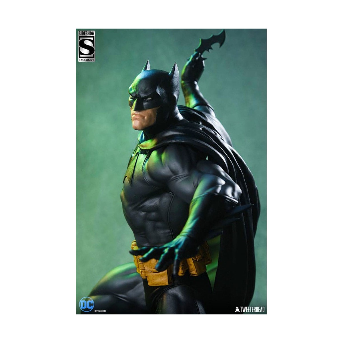 Tweeterhead Sideshow - statuetta DC Comics: Batman (edizione nera e grigia) 1/4