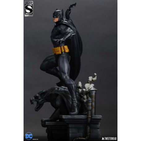 Tweeterhead Sideshow - statuetta DC Comics: Batman (edizione nera e grigia) 1/4