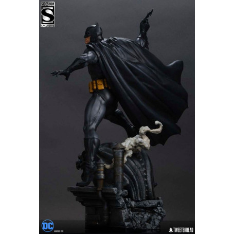 Tweeterhead Sideshow - statuetta DC Comics: Batman (edizione nera e grigia) 1/4