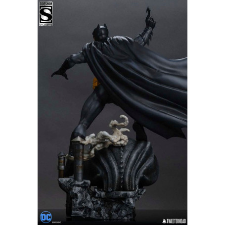 Tweeterhead Sideshow - statuetta DC Comics: Batman (edizione nera e grigia) 1/4