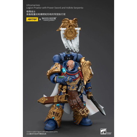 JoyToy - Ultramarines - Pretore della Legione con Spada del Potere e Volkite Serpenta 1/18 - L'Eresia di Horus