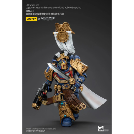 JoyToy - Ultramarines - Pretore della Legione con Spada del Potere e Volkite Serpenta 1/18 - L'Eresia di Horus