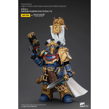 JoyToy - Ultramarines - Pretore della Legione con Spada del Potere e Volkite Serpenta 1/18 - L'Eresia di Horus