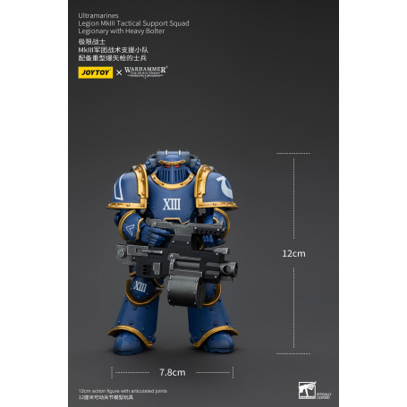 JoyToy - Ultramarines - Legione MKIII Squadra di Supporto Tattico Legionario con Bolter Pesante 1/18 - L'Eresia di Horus