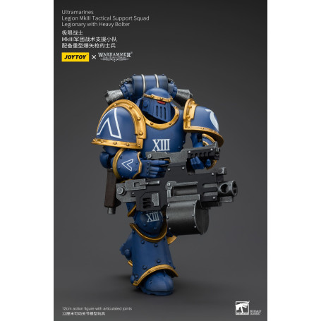 JoyToy - Ultramarines - Legione MKIII Squadra di Supporto Tattico Legionario con Bolter Pesante 1/18 - L'Eresia di Horus