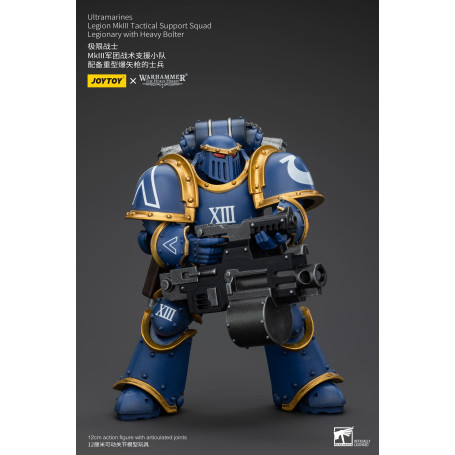 JoyToy - Ultramarines - Legione MKIII Squadra di Supporto Tattico Legionario con Bolter Pesante 1/18 - L'Eresia di Horus