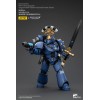 JoyToy - Ultramarines - Sergente della squadra tattica della Legione MKVI con pistola al plasma e spada elettrica 1/18