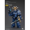 JoyToy - Ultramarines - Sergente della squadra tattica della Legione MKVI con pistola al plasma e spada elettrica 1/18