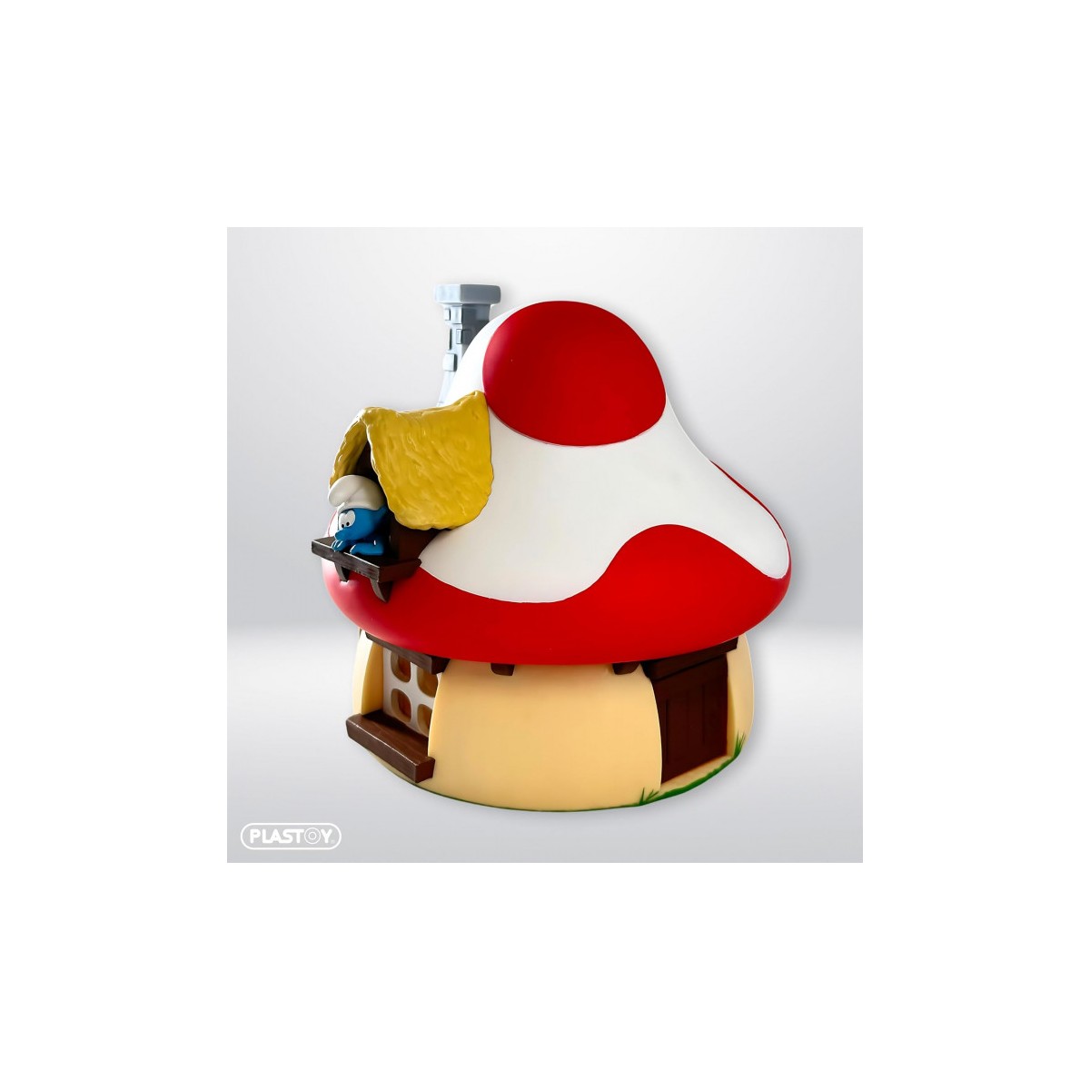 Plastoy - I Puffi - Salvadanaio della Casa dei Funghi