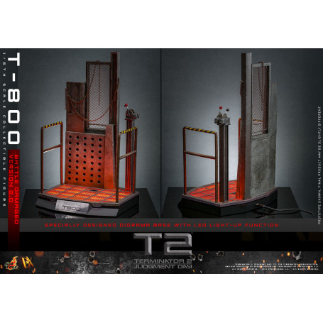 Hot Toys - Terminator 2: Il giorno del giudizio MMS 1/6 - T-800 danneggiato dalla battaglia V2.0