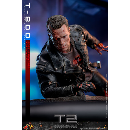 Hot Toys - Terminator 2: Il giorno del giudizio MMS 1/6 - T-800 danneggiato dalla battaglia V2.0
