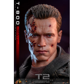 Hot Toys - Terminator 2: Il giorno del giudizio MMS 1/6 - T-800 danneggiato dalla battaglia V2.0