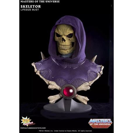 PCS - Masters of the Universe - Busto Lifesize Skeletor esclusivo con occhi luminosi - Vendita al dettaglio