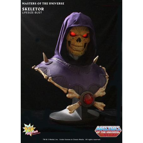 PCS - Masters of the Universe - Busto Lifesize Skeletor esclusivo con occhi luminosi - Vendita al dettaglio