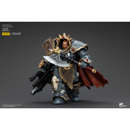 JoyToy - Space Wolves - Legion Praetor with Power Axe and Combat Shield 1/18