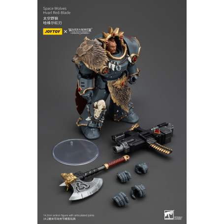 JoyToy - Space Wolves - Legion Praetor with Power Axe and Combat Shield 1/18