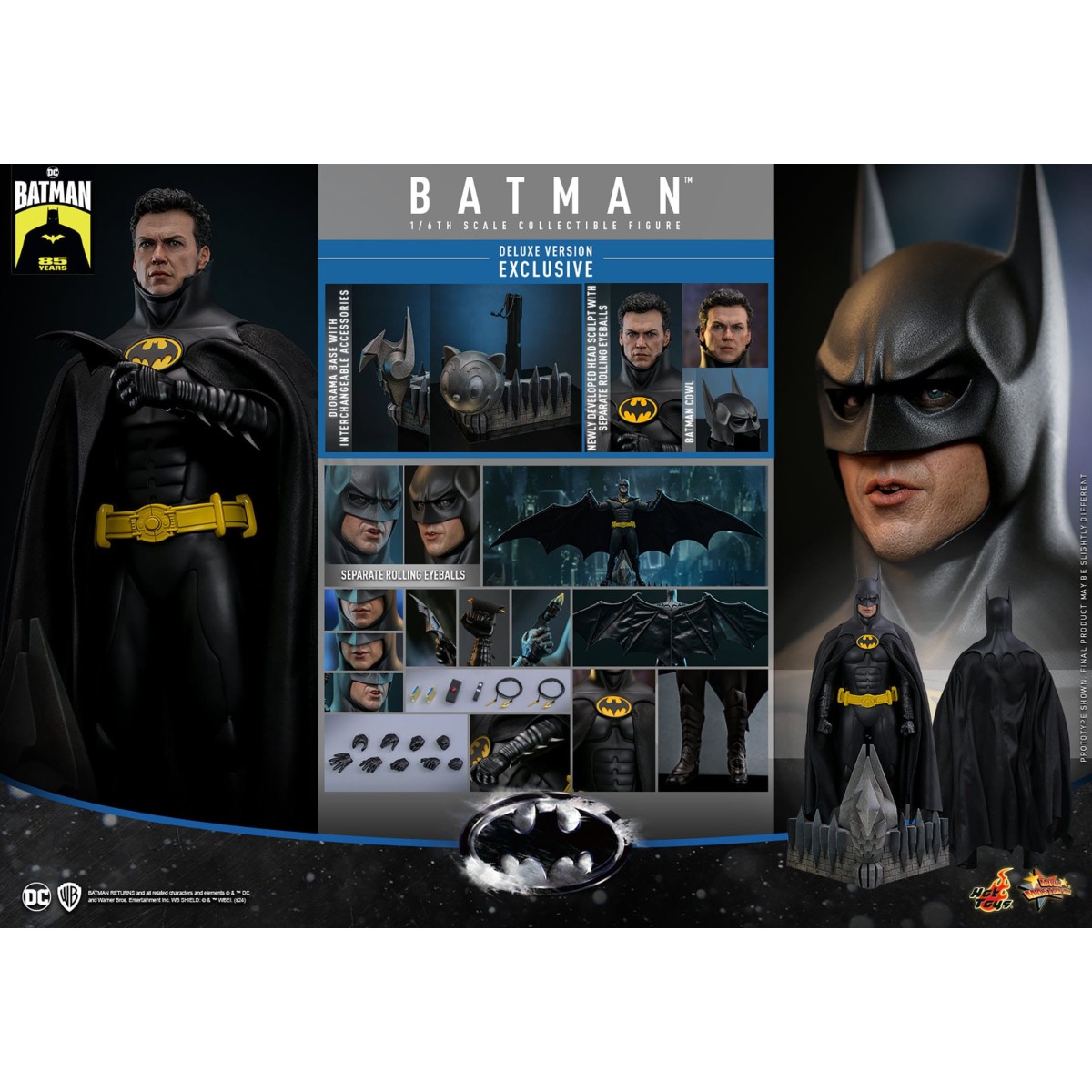Hot Toys - Batman Edizione da Collezione (1989) Capolavoro cinematografico 1/6