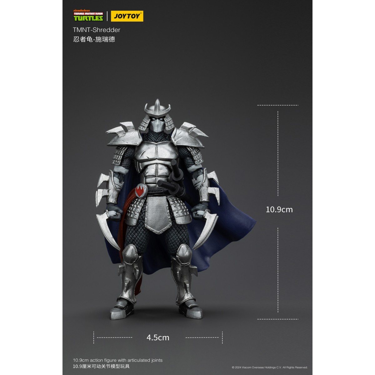 JoyToy TMNT - Shredder- Teenage Mutant Ninja Turtles 1/18